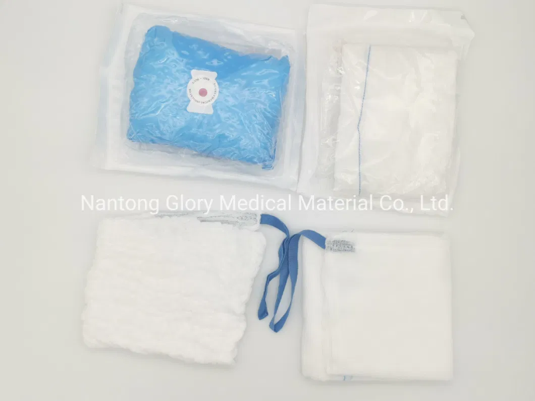 Hospital Surgical 100% Cotton Medical Sterile Gauze Lap Laparotomy Sponge