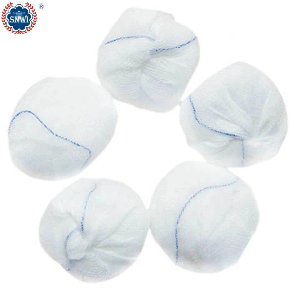 High Quality Disposable Medical Consumables Surgical Dressing Sterile Absorbent Cotton Gauze Balls