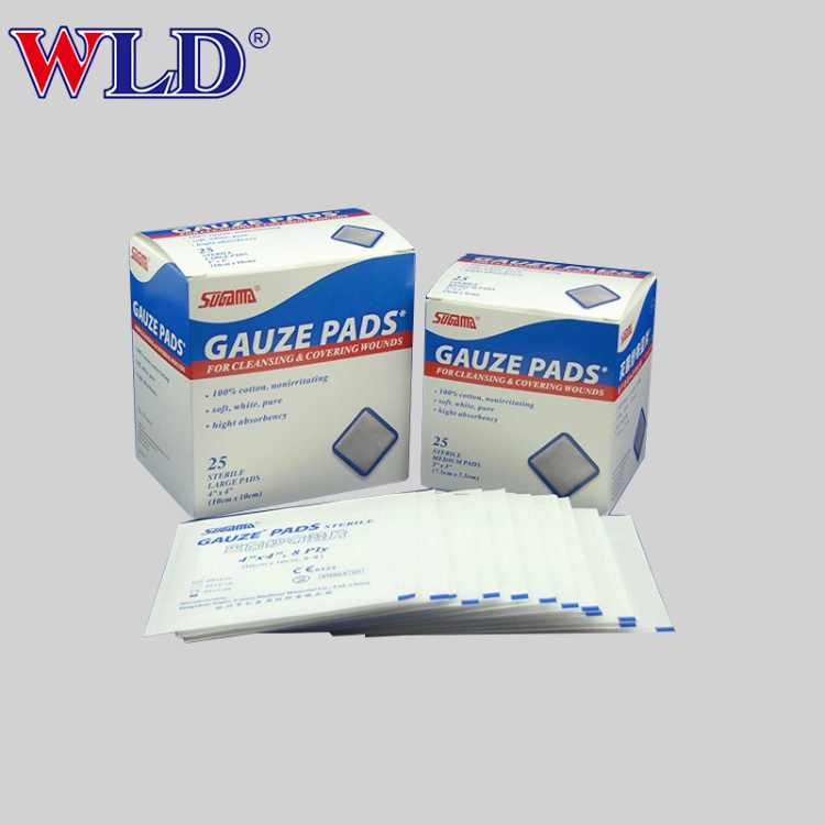 Cotton Sterile Gauze Sponges for Medical Use